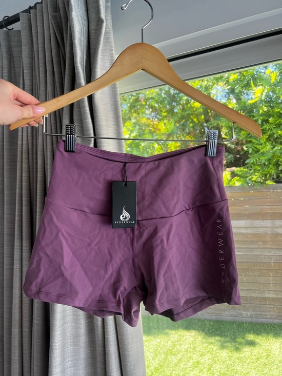 Ryderwear Pants - Ryderwear Women's Plum High-Rise Training Shorts